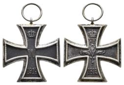 Preußen, Eisernes Kreuz 1914 2. Klasse, Hersteller 'KO' im Bandring, OEK 1909, Zustand 2.