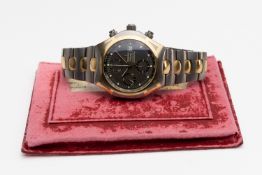 Omega Seamaster Polaris Herren Armbanduhr. Ca. 42mm, Titan/750er Gold, Automatik. Dunkelgraues