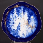 Wandteller Winterwald Meissen/ wall plate
