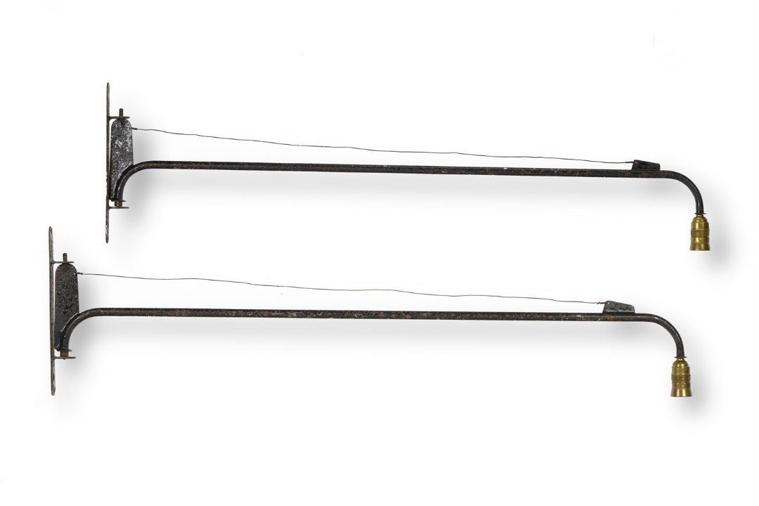 A PAIR OF 'POTENCE' CANTILEVER WALL LIGHTS AFTER JEAN PROUVÉ (FRENCH, 1901-1984), 20TH CENTURY