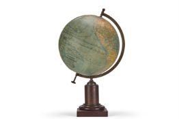 A FRENCH TABLE GLOBE J. FOREST, PARIS, EARLY 20TH CENTURY