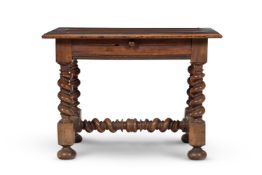 A CONTINENTAL WALNUT SIDE TABLE, PROBABLY DUTCH, LATE 17TH CENTURY