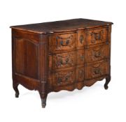 A LOUIS XV WALNUT COMMODE, PROBABLY PROVENCE, THIRD QUARTER 18TH CENTURY