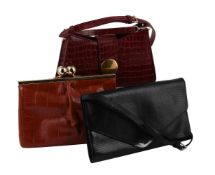 THREE HANDBAGS