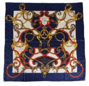 HERMÈS, L'INSTRUCTION DU ROY EN L'EXERCICE DE MONTER A CHEVAL, A SILK SCARF