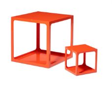 ALESSANDRO ALBRIZZI (1934-1994), TWO 'NESTING' TABLES, CIRCA 1970