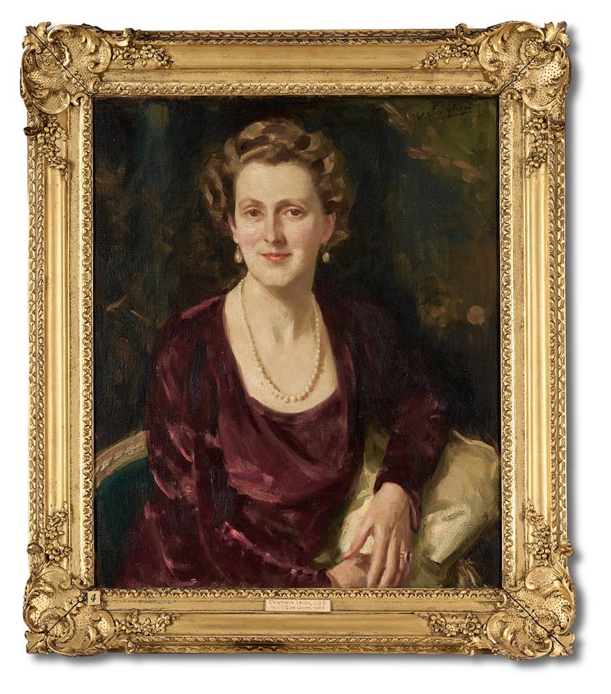 WILFRED GABRIEL DE GLEHN (BRITISH 1920-2001), PORTRAIT OF CYNTHIA LEGH