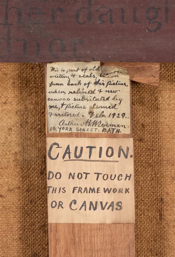 ANGLO-DUTCH SCHOOL (CIRCA 1645), GROUP PORTRAIT OF LADY BODVILE WITH HER TWO DAUGHTERS - Image 3 of 3