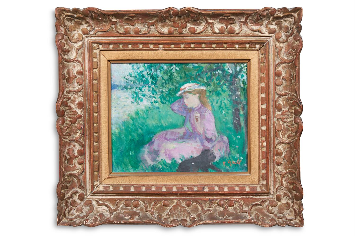 λ FRANCOIS GALL (FRENCH/HUNGARIAN 1912-1987), LA FEMME EN MAUVE
