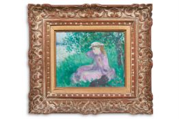 λ FRANCOIS GALL (FRENCH/HUNGARIAN 1912-1987), LA FEMME EN MAUVE