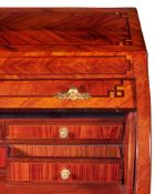 Y A LOUIS XV ORMOLU-MOUNTED KINGWOOD, TULIPWOOD AND AMARANTH CYLINDER-BUREAU
