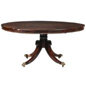 Y A GEORGE IV ROSEWOOD CENTRE TABLE, CIRCA 1825