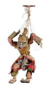 A BURMESE HAND PUPPET OR 'YOKE THE', 20TH CENTURY