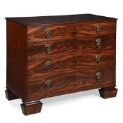 A GEORGE IV MAHOGANY CHEST OF DRAWERS, CIRCA 1825