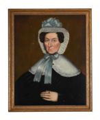 JONAS W. HOLMAN (AMERICAN CIRCA 1800-1870), PORTRAIT OF A WOMAN