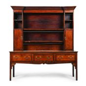 A GEORGE III OAK DRESSER, LATE 18TH OR EARLY 19TH CENTURY