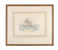 SAMUEL HENRY ALKEN (BRITISH 1810-1894) (HENRY ALKEN JNR.), HORSE AND RIDER