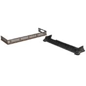 A GEORGE III STEEL FENDER, CIRCA 1800