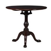 A GEORGE III MAHOGANY TRIPOD TABLE, CIRCA 1770