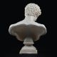 A PAINTED PLASTER BUST OF ANTINOUS, 20TH CENTURY - Image 4 of 4