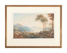 JOHN VARLEY (BRITISH 1778-1842), BALA LAKE AND CADER IDRIS