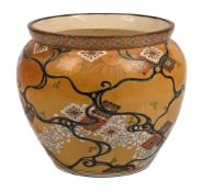 A JAPANESE SATSUMA JARDINERE, MEIJI PERIOD