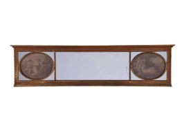 AN EDWARDIAN GILTWOOD WALL MIRROR, CIRCA 1905