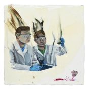 † ADRIAN SCHACHTER (AMERICAN B.1996), ACCIDENTALLY IGNITING THE DOORWAY TO HELL