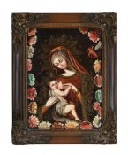 CUZCO SCHOOL (PERU LATE 18TH CENTURY), MADONNA AND CHILD