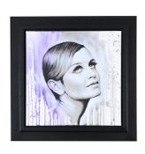 λ JEN ALLEN (BRITISH B.1979), PORTRAIT OF TWIGGY