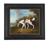 D. GIANT (20TH CENTURY), STUDY OF A SPANIEL IN A LANDSCAPE
