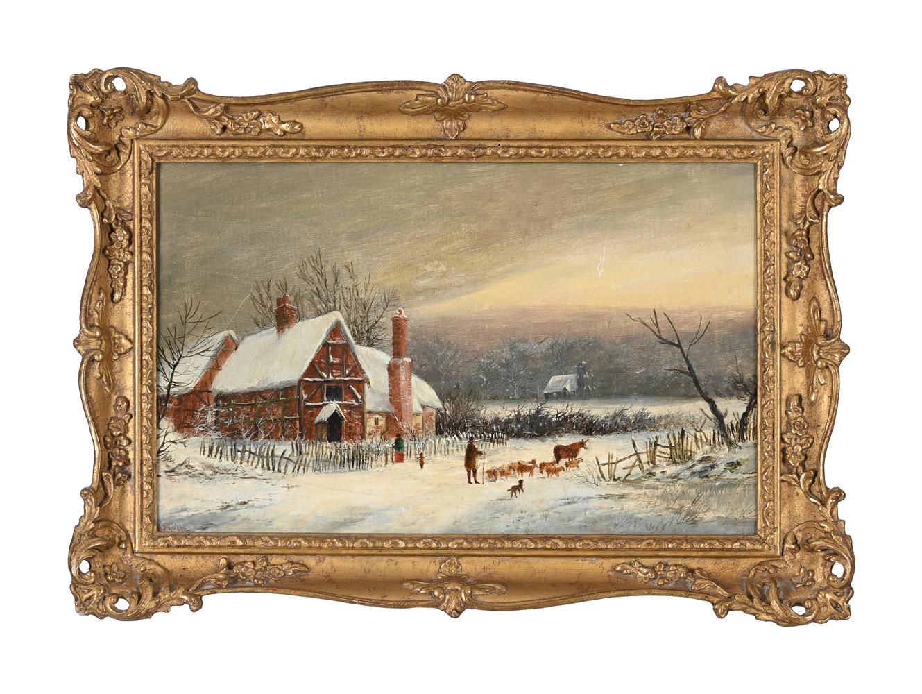 ENGLISH SCHOOL (19TH CENTURY), SNOWSCAPE