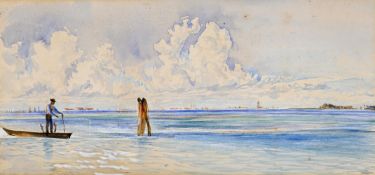 GEORGE HOWARD (BRITISH 1843 - 1911), VENICE FROM THE LAGOON