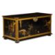 A BRASS MOUNTED GILT AND BLACK LACQUER COFFER JAPANESE, LATE 18TH/EARLY 19TH CENTURY - Image 2 of 3