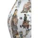 A DECALCOMANIA GLASS VASE OF LARGE SIZE, 19TH CENTURY OR LATER - Image 4 of 4