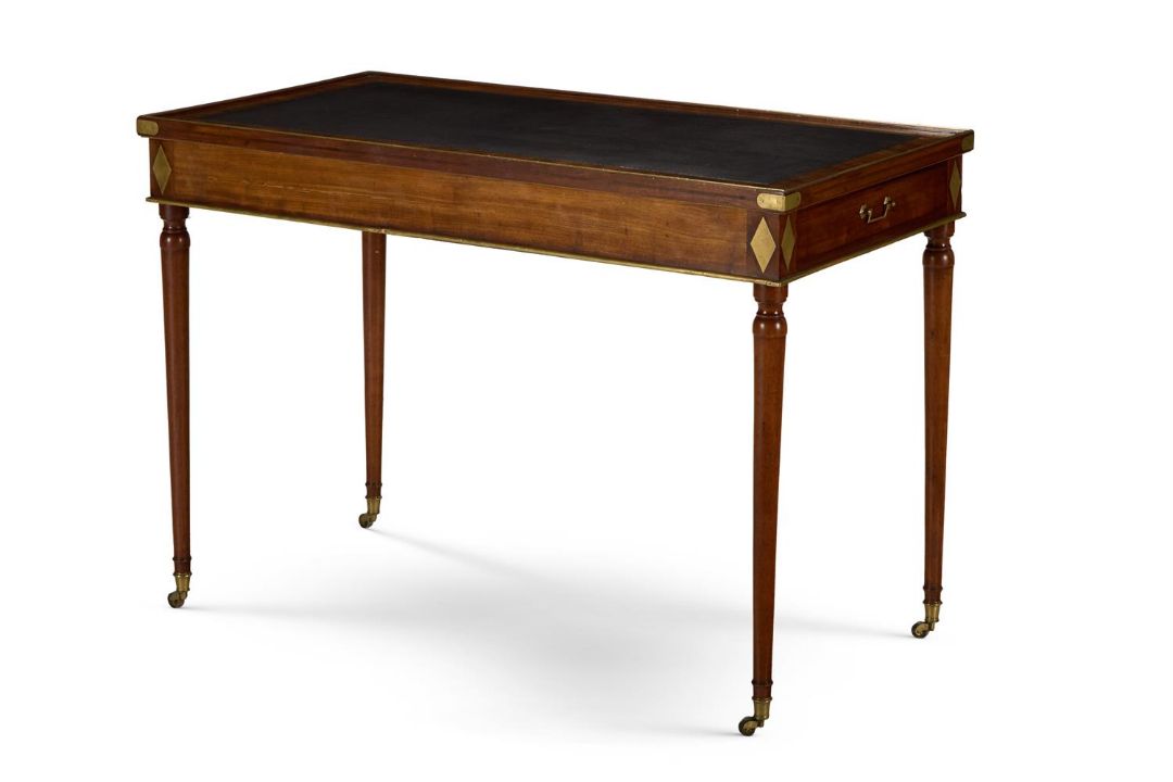 A LOUIS XVI BRASS-MOUNTED MAHOGANY TRIC TRAC TABLE, LATE 18TH CENTURY - Image 1 of 5