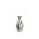 A DECALCOMANIA GLASS VASE OF LARGE SIZE, 19TH CENTURY OR LATER - Image 3 of 4