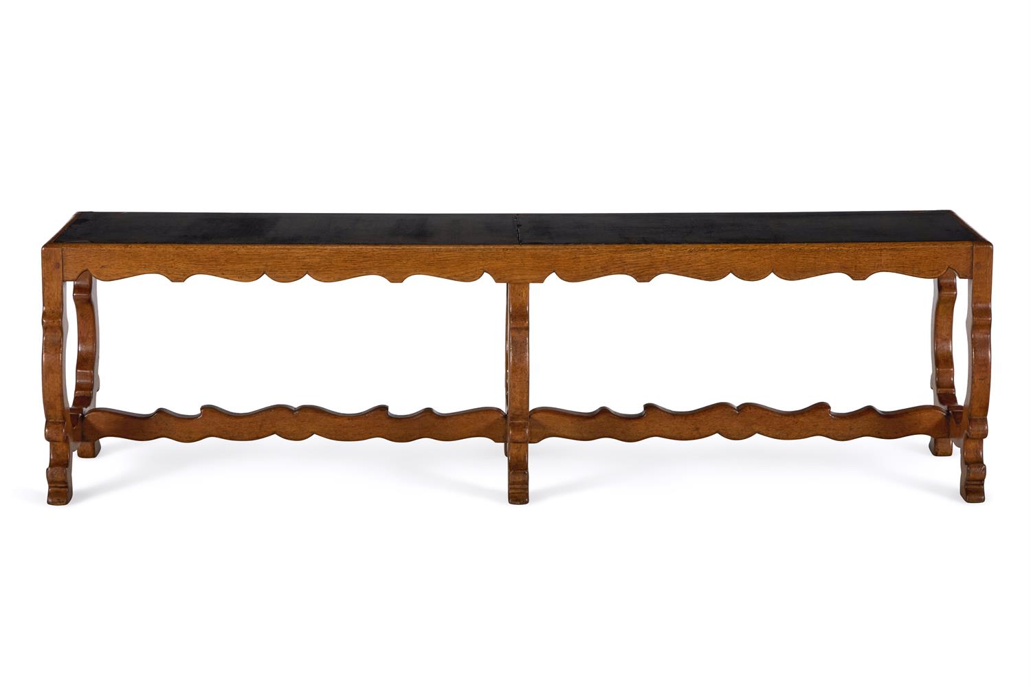 AN OAK STOOL, EARLY 20TH CENTURY
