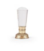 A GOLD AND ROCK CRYSTAL SEAL