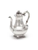 Y A VICTORIAN SILVER COFFEE POT