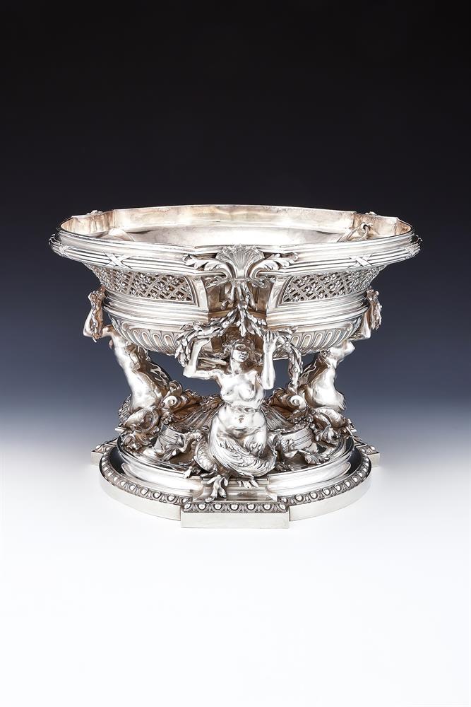 A FRENCH SILVER CENTER PIECE - Image 2 of 6