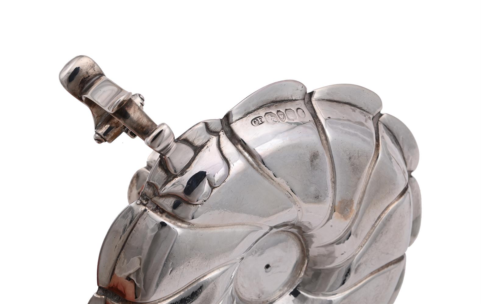 A PAIR OF VICTORIAN SILVER CHAMBERSTICKS - Image 2 of 2