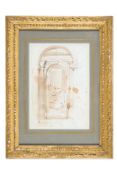 ITALIAN SCHOOL (18TH CENTURY), DESIGNS FOR A FUNERARY CHAPEL (RECTO AND VERSO)