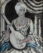 DORA CARRINGTON (BRITISH 1893-1932), BEWIGGED MUSICIAN