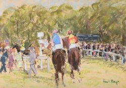 λ PAUL LUCIEN MAZE (FRENCH/BRITISH 1887-1979), GOODWOOD, GOING DOWN TO THE START