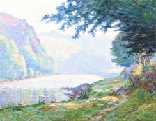 WYNFORD DEWHURST (BRITISH 1864-1941), FRENCH RIVER LANDSCAPE ON THE SEINE