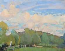 λ HENRY LAMB (BRITISH 1883-1960), THE EDGE OF A FOREST, BRITTANY