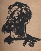 λ JACOB KRAMER (BRITISH 1892-1962), HEAD OF A BEARDED MAN