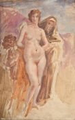 λ AUGUSTUS JOHN (BRITISH 1878-1961), STRANGE COMPANIONS: AN ALLEGORY OF YOUTH AND AGE