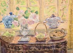 λ PAUL LUCIEN MAZE (FRENCH/BRITISH 1887-1979), STILL LIFE IN FRONT OF A WINDOW